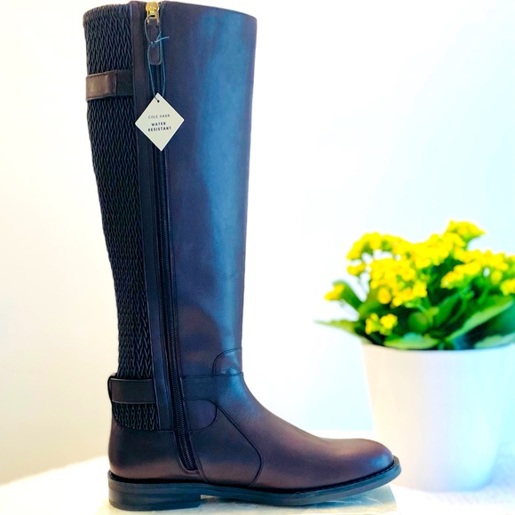 🌹Cole Haan Chelsea WR Equestrian-inspired Boots, Size 7.5 M, Java Leather (NWT) - Picture 2 of 7